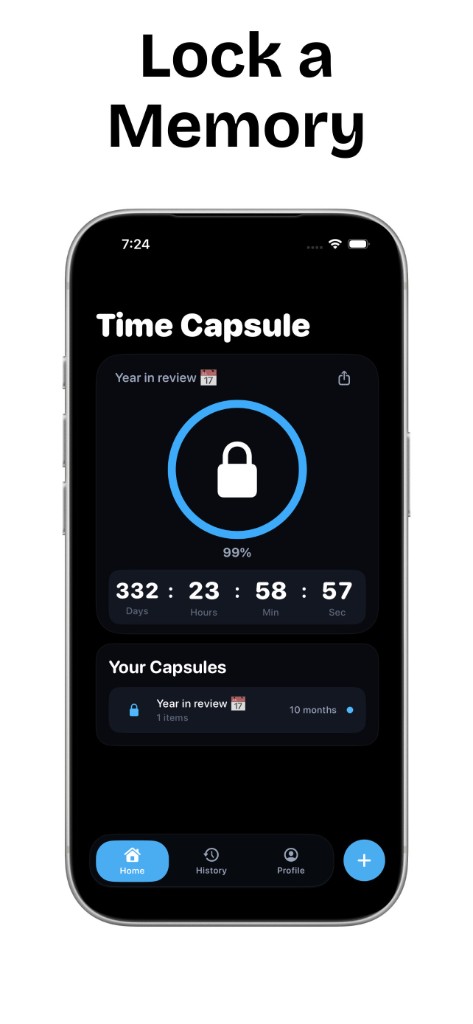 Time Capsule app — Record Your Voice